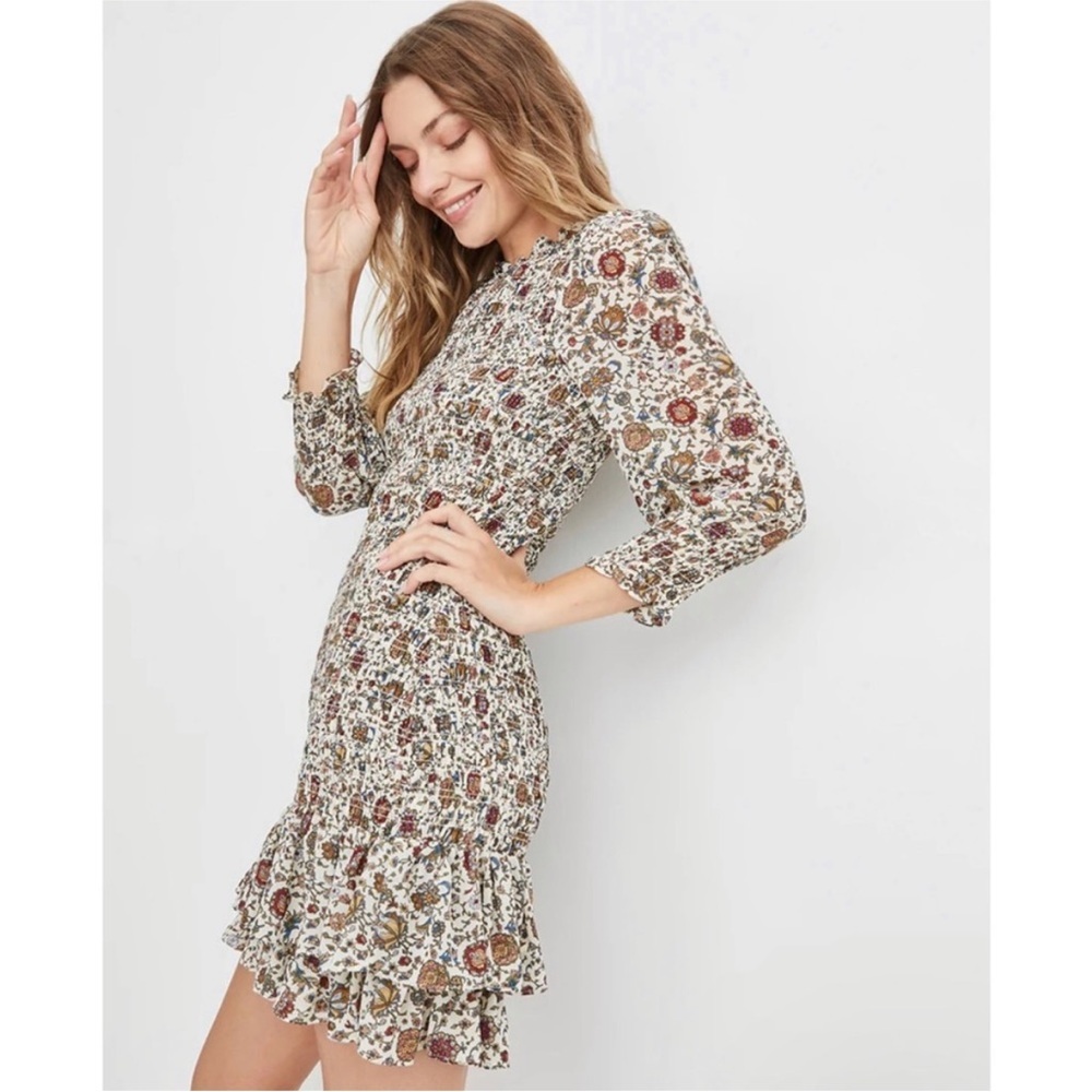 Veronica Beard vine floral mini dress NEW